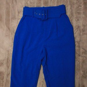 Zara Belted Womens Trousers